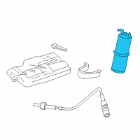 OEM 1996 BMW 750iL Activated Charcoal Filter Diagram - 16-13-6-758-757