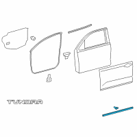 OEM 2016 Toyota Tundra Lower Seal Diagram - 67855-0C020