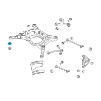 OEM 2009 Nissan GT-R Stopper-Differential Mounting, Lower Diagram - 55475-JF00A