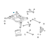 OEM 2009 Nissan GT-R Stopper-Differential Mounting, Lower Diagram - 55475-JF00B