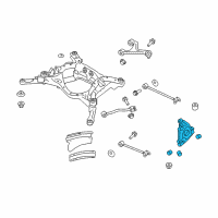 OEM 2020 Nissan GT-R Housing Assy-Rear Axle, LH Diagram - 43019-JF00A