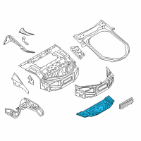 OEM BMW i8 Trunk Floor Diagram - 41-00-7-370-344