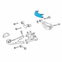 OEM 2010 Lexus RX450h Cover, Rear Suspension Arm, LH Diagram - 48738-48020