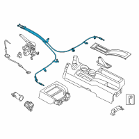 OEM 2018 Chevrolet City Express Rear Cable Diagram - 19316530