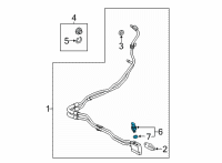 OEM 2022 GMC Yukon Oil Temperature Sending Unit Diagram - 12685371