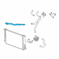 OEM 2017 Cadillac CT6 Return Hose Diagram - 23482940