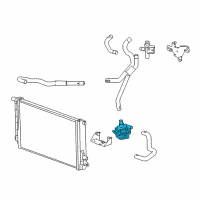 OEM 2019 Cadillac CT6 Pump Diagram - 13597903