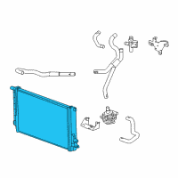 OEM 2020 Cadillac CT5 Intercooler Diagram - 23385891