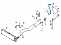 OEM 2020 BMW 745e xDrive TRANS. OIL COOLER FEED LINE Diagram - 17-22-9-452-051