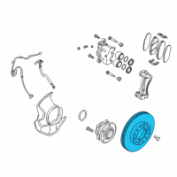 OEM 2013 Kia Sorento Disc-Front Wheel Brake Diagram - 517121U000