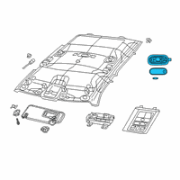 OEM 2022 Ram 3500 Lamp-Dome Diagram - 5JG58HL1AD