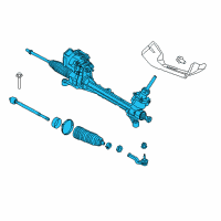 OEM 2019 Lincoln MKC Gear Assembly Diagram - HJ7Z-3504-E