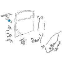 OEM 2021 Chevrolet Spark Lock Cylinder Diagram - 42614266