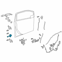 OEM 2018 Chevrolet Spark Door Check Diagram - 42533215