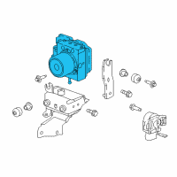 OEM 2018 Nissan Leaf Aniti Skid Actuator And Ecu Assembly Diagram - 47660-5SA0B