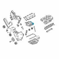 OEM 2011 Dodge Nitro Gasket-Oil Pump Diagram - 4648938AC