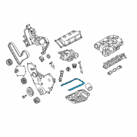 OEM Dodge Charger Gasket-Oil Pan Diagram - 4792869AA