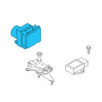 OEM Infiniti Actuator & Ecu Assy, Aniti-Skid Diagram - 47660-1NM5E