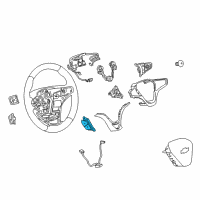 OEM 2019 Chevrolet Camaro Fan Switch Diagram - 23347580