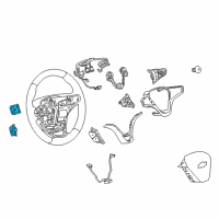 OEM 2017 Chevrolet Volt Radio Switch Diagram - 39038546