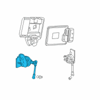 OEM 2014 Chevrolet Corvette Front Sensor Diagram - 23110568