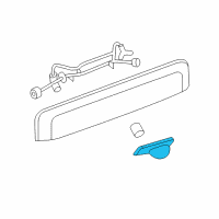 OEM GMC License Lamp Diagram - 25778786