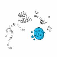 OEM Ford Fiesta Booster Assembly Diagram - AE8Z-2005-A