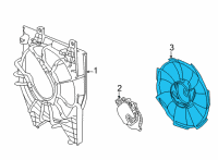OEM Acura TLX FAN, COOLING Diagram - 19020-6S9-A01