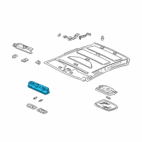 OEM 2004 Honda Civic Base (Clear Gray) Diagram - 34403-S5A-013ZA