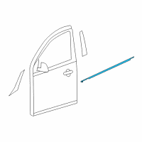 OEM 2018 Nissan Versa Note MOULDING Assembly - Front Door Outside, LH Diagram - 80821-9MB0A