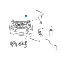 OEM 2000 Honda Accord Controller, Automatic Cruise Diagram - 36700-S84-A02