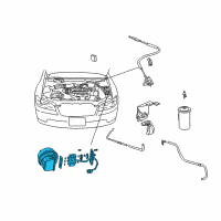 OEM 2002 Honda Accord Actuator Assembly Diagram - 36520-PAA-A01