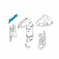 OEM Infiniti Gasket-Exhaust Manifold Diagram - 14036-3KA0A