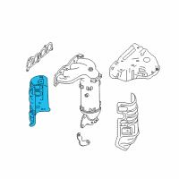 OEM Nissan Pathfinder Cover-Exhaust Manifold Diagram - 16590-3KA1C