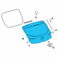 OEM 2021 Toyota Corolla Lift Gate Diagram - 67005-12F60