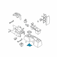 OEM 2001 Dodge Stratus Cover Console SHIFTER Diagram - MR799123