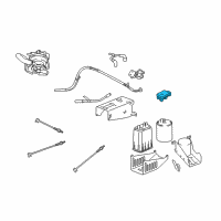 OEM 2001 Jeep Wrangler Sensor-Map Diagram - 56029405