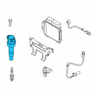 OEM Hyundai Kona Coil Assembly-Ignition Diagram - 27301-2B120