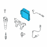 OEM 2021 Kia Soul COMPUTER & BRACKET A Diagram - 391282BSM4