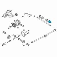 OEM 2017 Hyundai Tucson Joint Kit-Rear Axle Differential Side Diagram - 49635-D3740