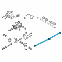 OEM 2020 Hyundai Tucson Shaft Assembly-PROPELLER Diagram - 49300-D3500