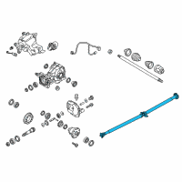 OEM 2017 Hyundai Tucson Shaft Assembly-PROPELLER Diagram - 49300-D3000