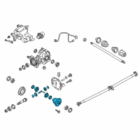 OEM 2020 Hyundai Tucson Case Assembly-Differential Diagram - 53020-3B510