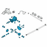 OEM Kia Carrier Assembly-Differential Diagram - 530003B540