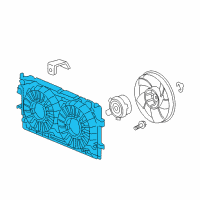 OEM Chevrolet Impala Fan Shroud Diagram - 89018697