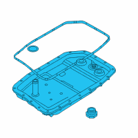 OEM BMW 750Li Transmission Oil Pan With Filter Repair Set Diagram - 24-15-2-333-907