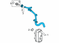 OEM Cadillac CT5 Inlet Hose Diagram - 12696840