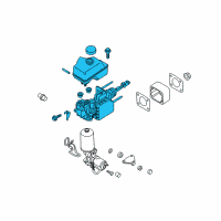 OEM Nissan NV2500 CYL BRAK Master Diagram - 46010-9JL4A