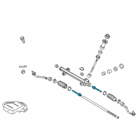 OEM Kia Optima Joint Assembly-Inner Ball Diagram - 577243Q000