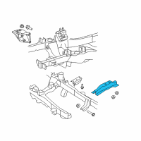 OEM 1999 Ford Ranger Support Bar Diagram - 6L5Z-6A023-AA